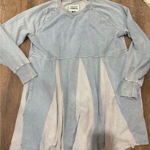 American Eagle Light Gray Logo Sweatshirt